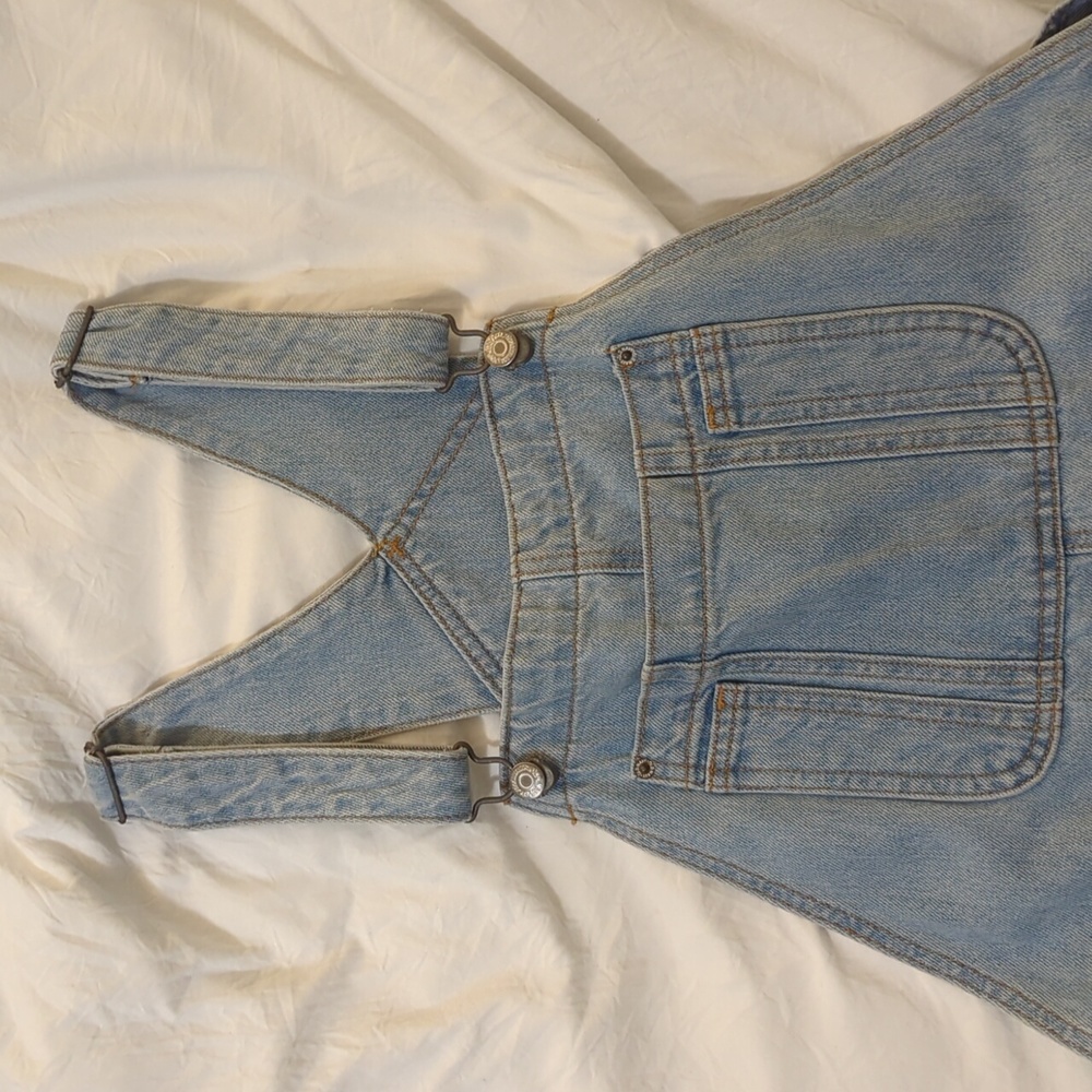 Old Navy, Baggy Wide Leg Overalls, Light Wash, 14 Tall, NWT
